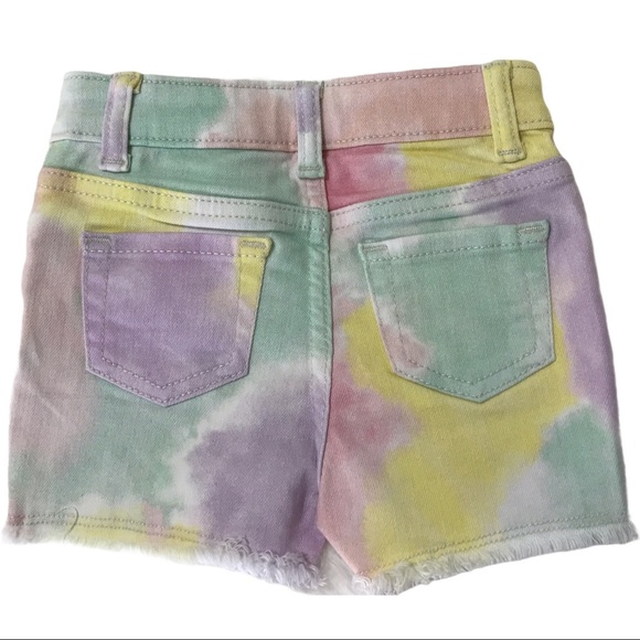Cat & Jack Pastel Tie Dye Shorts 18 Months New - Picture 2 of 4